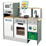 Hape Cook N Serve Kitchen With Fan Fryer Wooden Playset