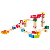 Hape Crazy Rollers Stack Track Wooden DIY Marble Run Set - 50Pcs