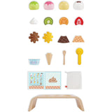 Hape Stackable Wooden Ice Cream Set & Accessories - 20 pcs