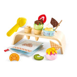 Hape Stackable Wooden Ice Cream Set & Accessories - 20 pcs