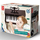 Hape Dynamic Sound Upright Wooden Mini Piano With Stool