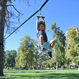 Hape 36 Feet Roller Adventure Line, Zip Line Kit For Kids And Adult Up To 250 Lbs