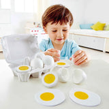 Hape Egg Carton Play Food Set