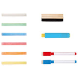 Hape Store & Go Easel, Folding Double-Sided Tabletop Blackboard & Whiteboard With Chalks, Markers & Other Art Accessories