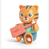 Hape Green Planet Exporers Milo & Melody Tiger Figure Role Play Collection Set With Accessories - 11Pcs