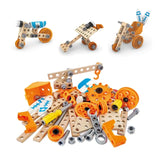 Hape Junior Inventor Deluxe Experiment Construction Kit - 57Pcs