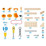 Hape Junior Inventor Deluxe Experiment Construction Kit - 57Pcs
