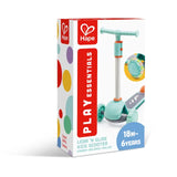Hape Lean N Glide Kick Light, Height Adjustable Scooter - Turquoise