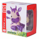 Hape Wooden Mini Mals Cow - Blue