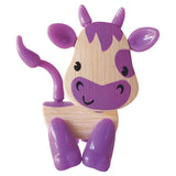 Hape Wooden Mini Mals Cow - Blue