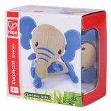 Hape Wooden Mini Mals Elephant - Blue