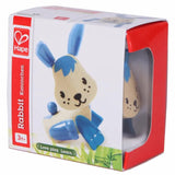 Hape Wooden Mini Mals Rabbit - Blue