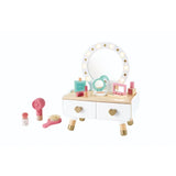 Hape My Stylish Dressing Table Wooden Vanity Playset - 14 Pcs
