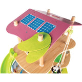 Hape Pandas Bamboo Doll House With Furniture