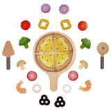Hape Perfect Pizza Playset - 29 Pcs