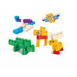 Hape Poly M Count And Play Tow Truck Building Toys Set - 114 Pcs