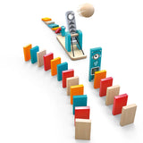 Hape Robot Factory Double -Sided Wooden Ball Domino Set