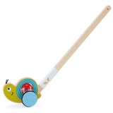 Hape Snail Push Pal Wooden Baby Walker