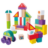 Hape Space Monster Stacking Blocks - 50Pcs