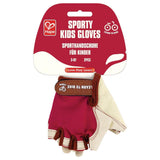 Hape Sports Fingerless Bike Gloves Ages 3Y-6Y - Red