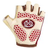 Hape Sports Fingerless Bike Gloves Ages 3Y-6Y - Red