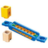 Hape Super Spiral Quadrilla Wooden Marble Run Toy With Spiral Twists Xylophone Rail And Spiral