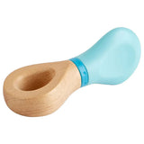 Hape Twist And Shake Wooden Rattle - Blue