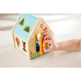 Hape Wooden Critter Animal House Shape Sorter - 9Pcs