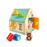 Hape Wooden Critter Animal House Shape Sorter - 9Pcs