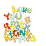 Hape Wooden Magnetic Alphabet - 52Pcs