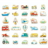 Hape Wooden Magnetic Vehicles Set - 30Pcs