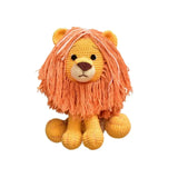 Happy Threads Handmade Crocheted Cute Handmade Asad the Lion 10inch – Orange