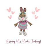 Happy Threads Handmade Crocheted Cute Handmade Jill the Bunny 16inch