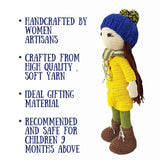 Happy Threads Handmade Crocheted Kelly Doll 12inch – Yellow