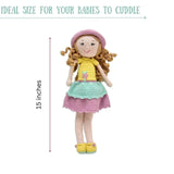 Happy Threads Handmade Crocheted Love & Care Cecilia Doll 15inch