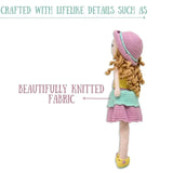 Happy Threads Handmade Crocheted Love & Care Cecilia Doll 15inch