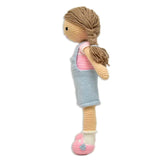 Happy Threads Handmade Crocheted Love & Care Emma Doll 17inch