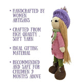 Happy Threads Handmade Crocheted Star Walk 12inch – Pink