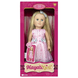 Hayati Girl Doll Sandy Long Hair Holiday Dress 18Inch