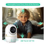 HelloBaby 3.2 inch LCD Video Baby Monitor with Night Vision - Gold