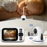 HelloBaby 3.2 inch LCD Video Baby Monitor with Night Vision - Gray
