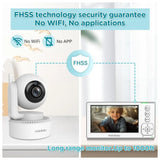 HelloBaby 4.3 inch LCD Video Baby Monitor with Remote Pan, Tilt & Zoom and Night Vision - White