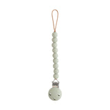 Mushie Silicone Pacifier Clip Hera - Sage