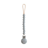 Mushie Silicone Pacifier Clip Hera - Stone