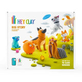 Hey Clay Dog Story Colourful Modelling Air-Dry Clay - 15 Cans