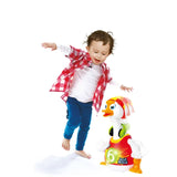 Hola Dancing Waddling Goose With Lights Music - Red