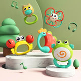 Hola Orchestra Rattle Baby Teether Activity Toy - Owl