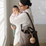 Mushie Pacifier Case Stone - Laadlee