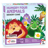 Chalk & Chuckles Hungry Four Animals Memory Game