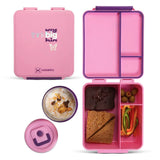 Hydrobrew Bento Lunch Box With Steel Food Jar - Think Big Blush